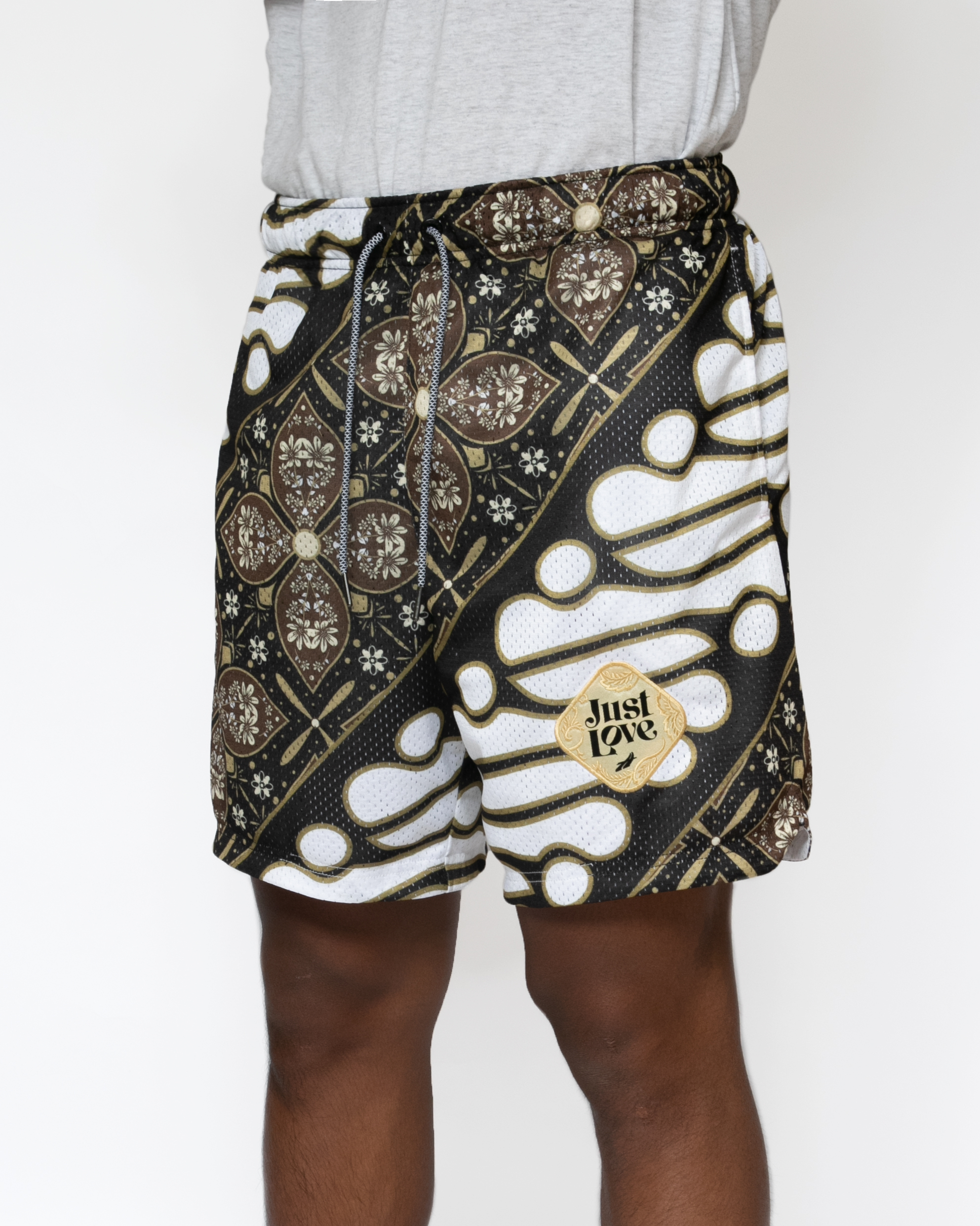 Hemero 'Just Love' Mesh Basketball Shorts - Hemero